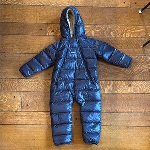 Patagonia Blue Puffer Snowsuit
